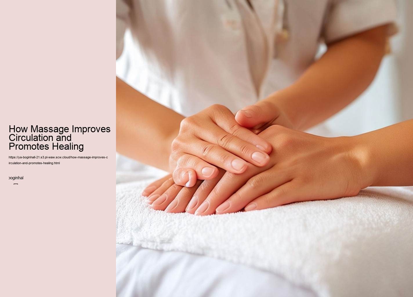 How Massage Improves Circulation and Promotes Healing